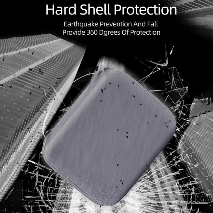 For DJI Osmo Action 3 Carrying Storage Case Bag,Size: 24 x 19 x 9cm (Grey) by bashfashion