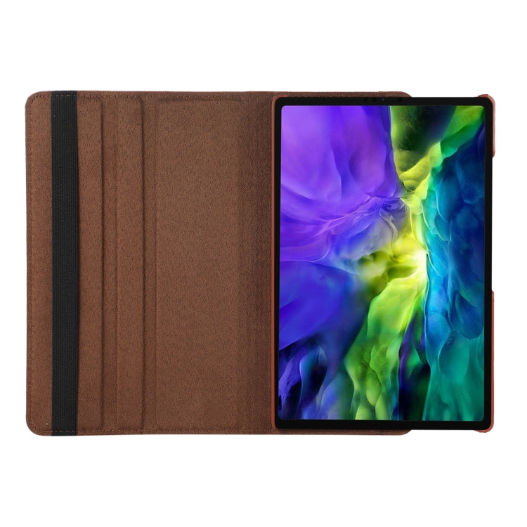 For Samsung Galaxy Tab A8 360 Degree Rotation Litchi Texture Tablet Leather Case with Holder & Sleep / Wake-up Function(Gold) by bashfashion