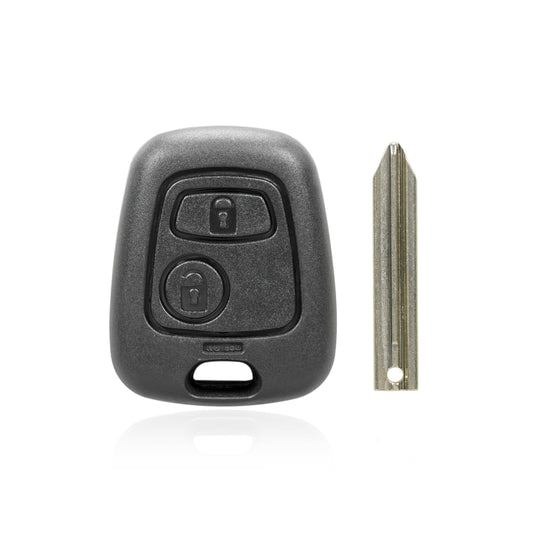 For Peugeot 206 433MHz 2 Buttons Intelligent Remote Control Car Key, Key Blank:SX9 by bashfashion