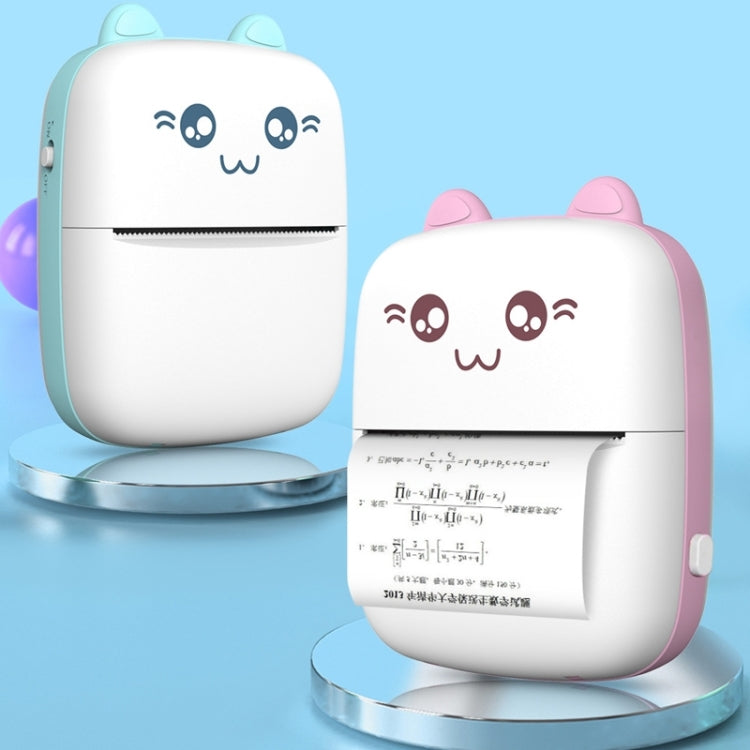 C9 Mini Bluetooth Wireless Thermal Printer With 5 Papers & 5 Sticker & 3 Color Papers(Blue) by bashfashion