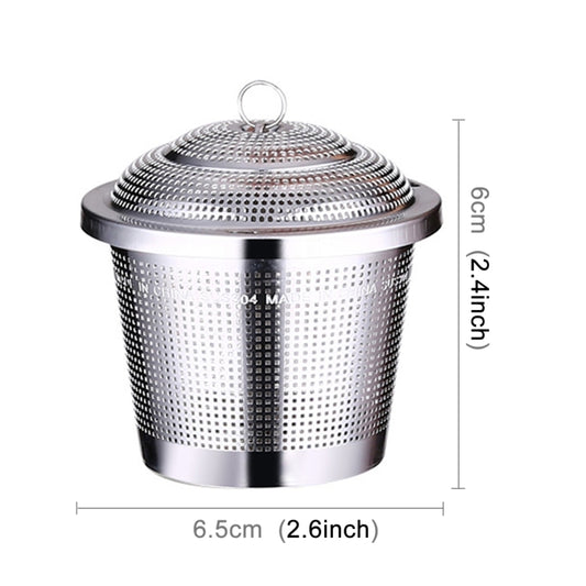 Stainless Steel Locking Spice Tea Strainer Mesh Infuser Tea Ball Filter, Middle Size: 6.5 x 6cm by bashfashion