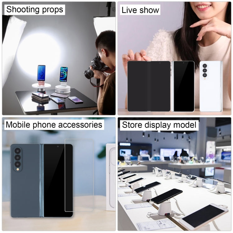 For Samsung Galaxy Z Fold4 Black Screen Non-Working Fake Dummy Display Model(Gold) by bashfashion