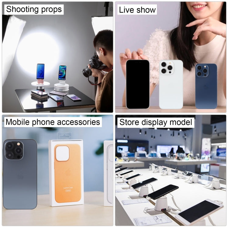 For iPhone 15 Pro Max Black Screen Non-Working Fake Dummy Display Model (Black) by bashfashion