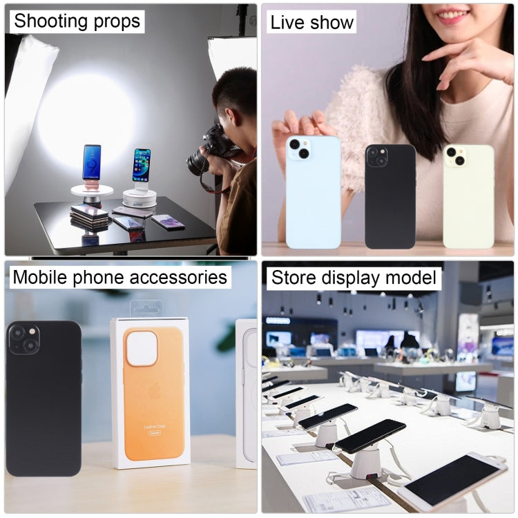 For iPhone 15 Black Screen Non-Working Fake Dummy Display Model (Black) by bashfashion