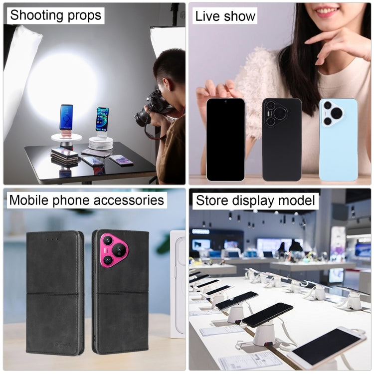 For Huawei Pura 70 Black Screen Non-Working Fake Dummy Display Model (White) by bashfashion