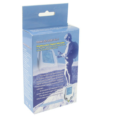 6 in 1 (Altimeter, Barometer, Compass, Thermoeter, Time & Calendar) Multifunction Digital Compass by bashfashion