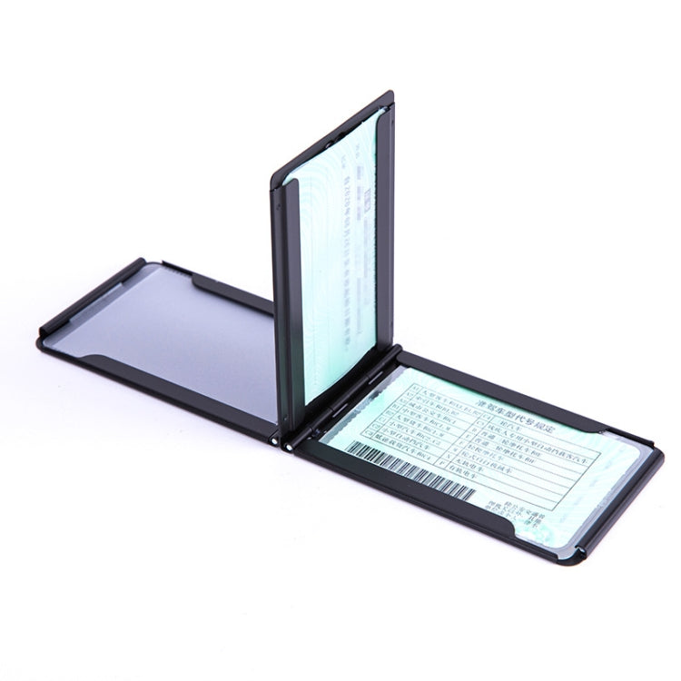 Metal Driver License Box Multifunctional Aluminum Alloy Credit Card Storage Bag(Red) by bashfashion