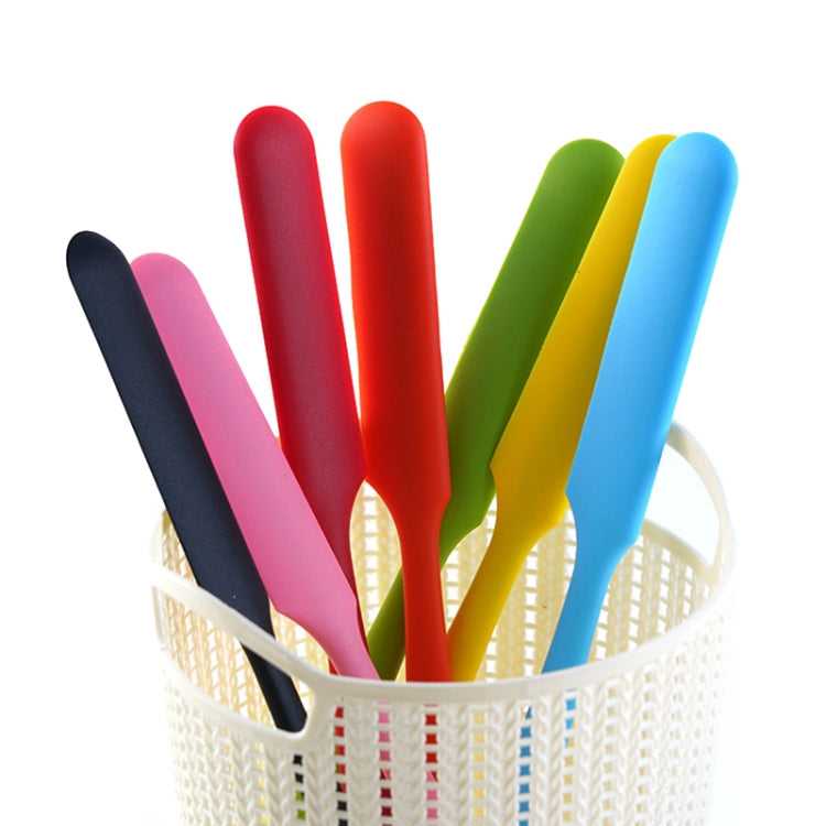 Long Silicone Spatula Butter Cake Cream Scraper Baking Tool(Red) by bashfashion