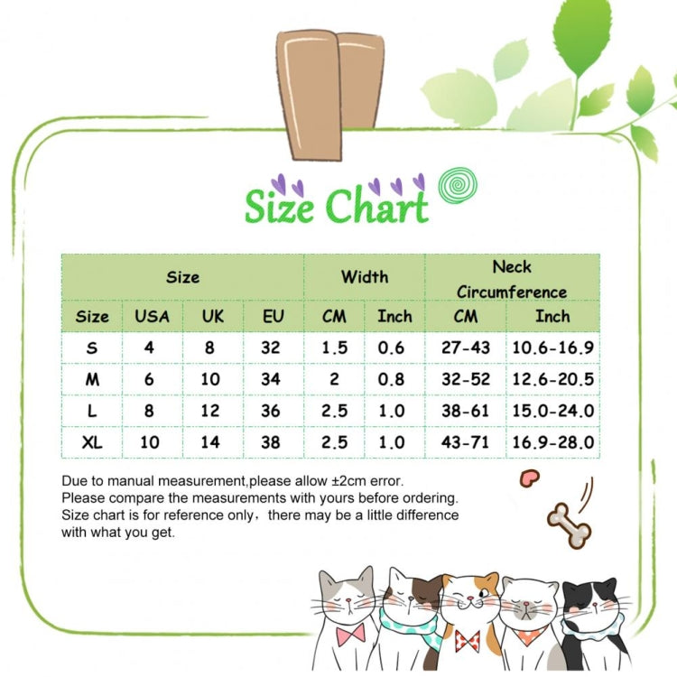 Pet Ethnic Style Polyester Cotton Print Pattern Collar, Size: XL: 2.5x43-71cm(Milky Way) by bashfashion