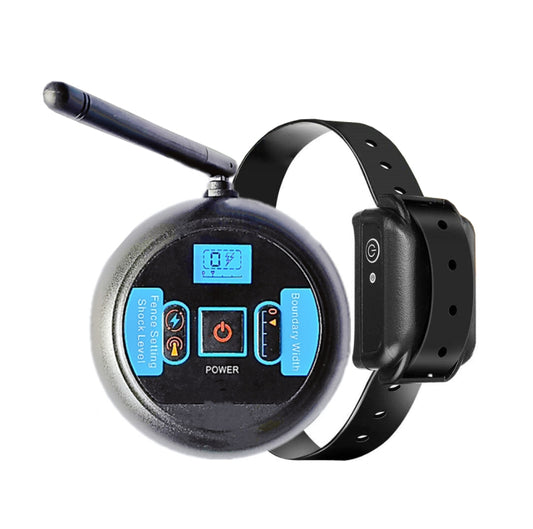 Pet Wireless Trainer Bark Stopper Electronic Fence, Specification: EU Plug(1 In 1) by bashfashion