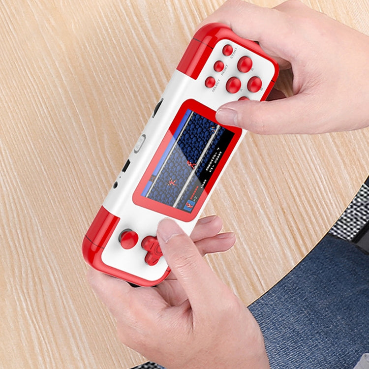 A12 3.0-Inch HD Colorful Screen Retro Handheld Game Console With 666 Built-In Games, Model: Double Red Blue by bashfashion