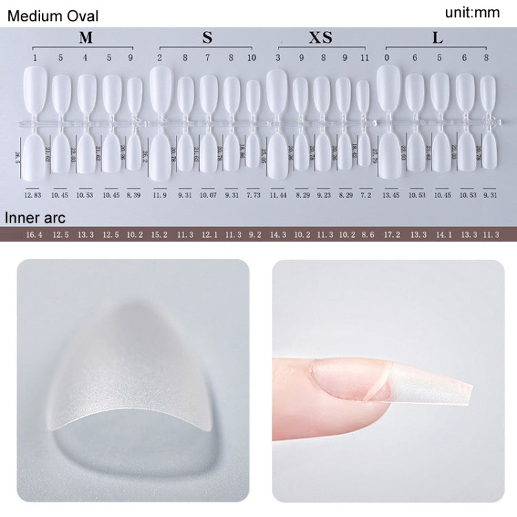 10pairs Of 100pcs/Box Frosted False Nails Artificial Tip, Shape: Short Square L by bashfashion