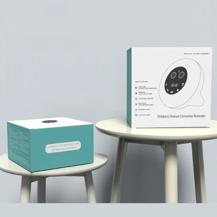 Multifunctional Alarm Clock Time Management Sitting Correction Reminder(White) by bashfashion