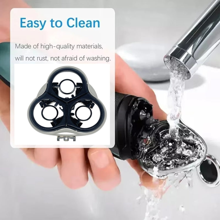 Shaver Head Frame for Philips HQ7310 / HQ7120 / HQ7290 / HQ7320 / HQ7325 / HQ7340 / HQ7345 / HQ7350 / HQ7360 / HQ7380 / HQ7100 / HQ7140(Silver) by bashfashion