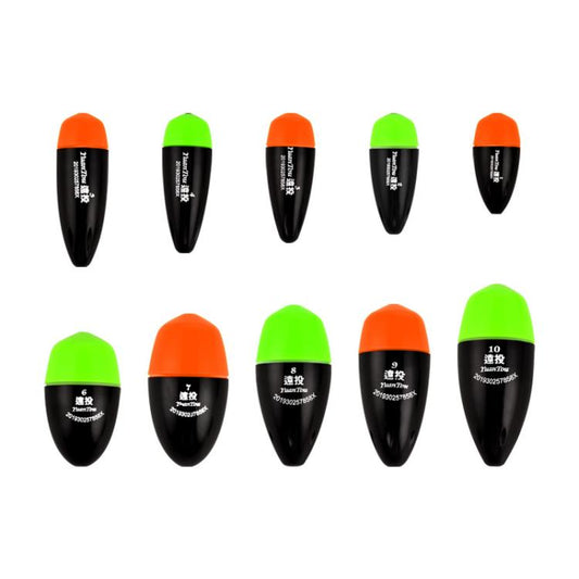 Electronic Luminous Float For Night Fishing Sea Fishing ABS Anti-Fall Float, Size: 3(Orange) by bashfashion