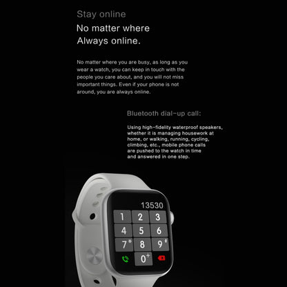 DW35PRO 1.75 inch Color Screen IPX7 Waterproof Smart Watch, Support Bluetooth Answer & Reject / Sleep Monitoring / Heart Rate Monitoring, Style: Silicone Strap(Black) by bashfashion