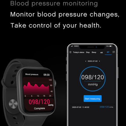 DW35PRO 1.75 inch Color Screen IPX7 Waterproof Smart Watch, Support Bluetooth Answer & Reject / Sleep Monitoring / Heart Rate Monitoring, Style: Silicone Strap(Blue) by bashfashion