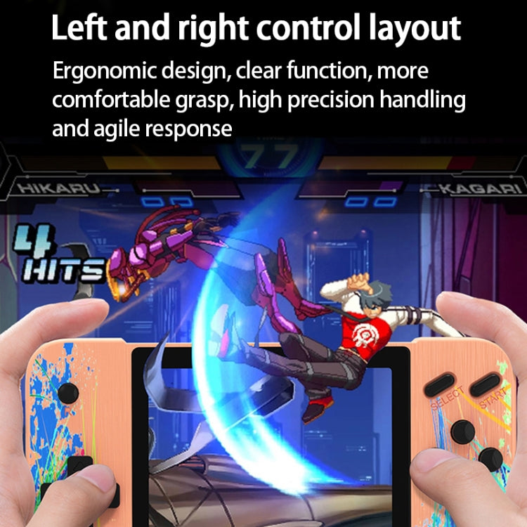 G3 Macaron 3.5 inch Screen Handheld Game Console Built-in 800 Games(Grey) by bashfashion