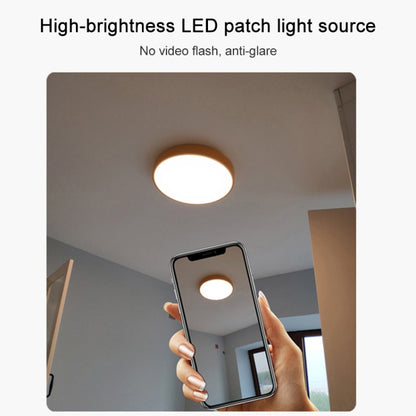 Macaron LED Round Ceiling Lamp, Stepless Dimming, Size:78cm(Yellow) by bashfashion