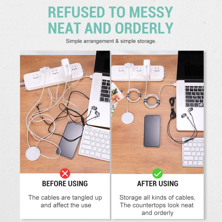 DUX DUICS Stoyobe Circle Hook and Loop Cable Ties, Length: 3m(Red) by DUX DUCIS