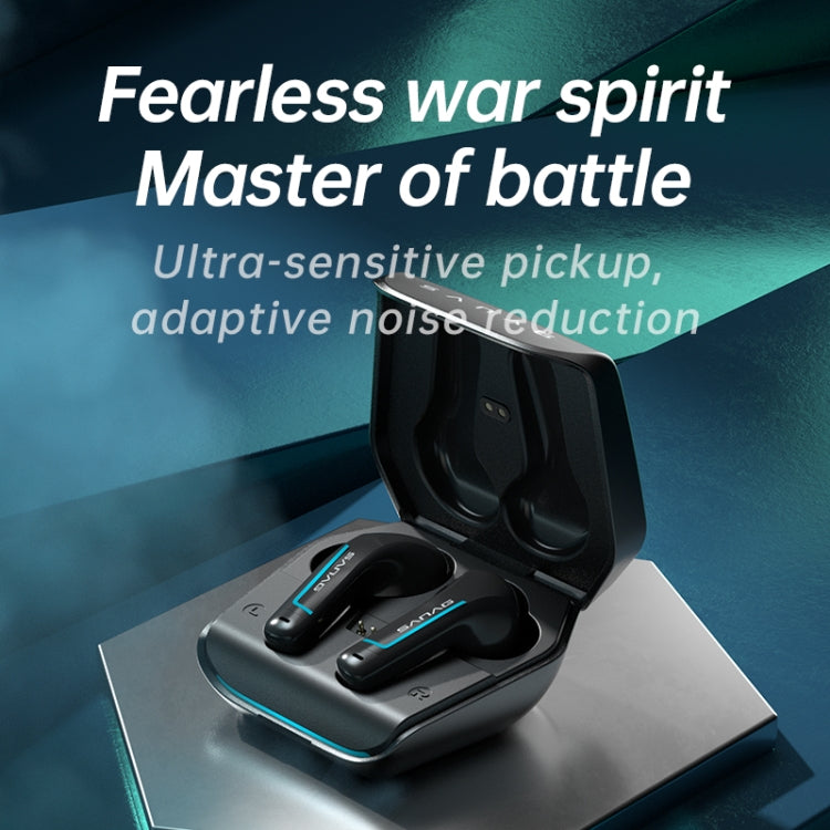 Sanag H2S PRO Stereo Noise Reduction Wireless Bluetooth Game Earphone(White) by Sanag