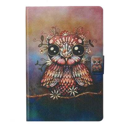 For 8 inch Tablet PC Universal Coloured Drawing Pattern Horizontal Flip Leather Case with Holder & Card Slot(Owl) by bashfashion