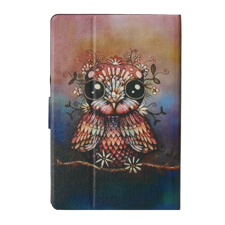 For 8 inch Tablet PC Universal Coloured Drawing Pattern Horizontal Flip Leather Case with Holder & Card Slot(Owl) by bashfashion