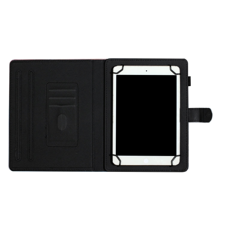 For 8 inch Tablet PC Universal Coloured Drawing Pattern Horizontal Flip Leather Case with Holder & Card Slot(Owl) by bashfashion