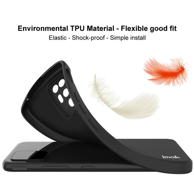 For OnePlus 11 5G IMAK UC-4 Series Straight Edge TPU Soft Phone Case(Black) by imak