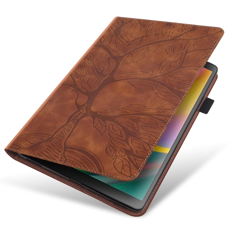 For Amazon Kindle 6 2022 Life Tree Series Horizontal Flip Leather Tablet Case(Brown) by bashfashion