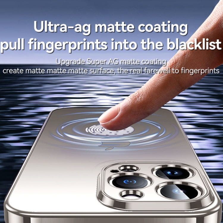 For iPhone 15 Plus SULADA Electroplating Frosted TPU Phone Case(Silver) by SULADA