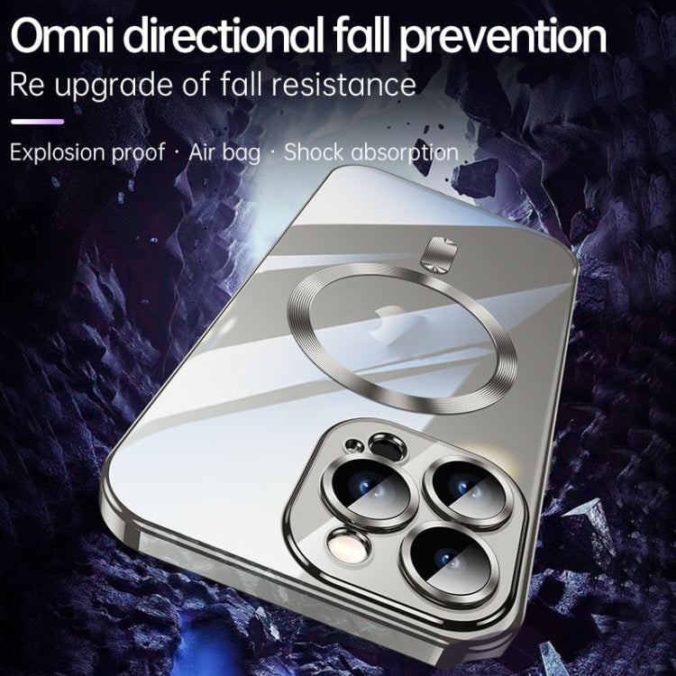 For iPhone 15 Pro SULADA MagSafe Plating TPU Shockproof Phone Soft Case(Gold) by SULADA