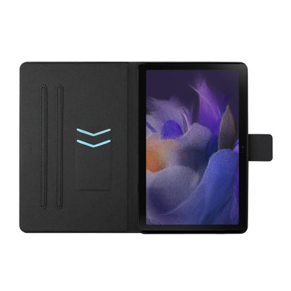 For Samsung Galaxy Tab A11+ / A9+ Colored Drawing Horizontal Flip PU Tablet Case with Sleep / Wake-up Function(Butterfly Cat) by bashfashion
