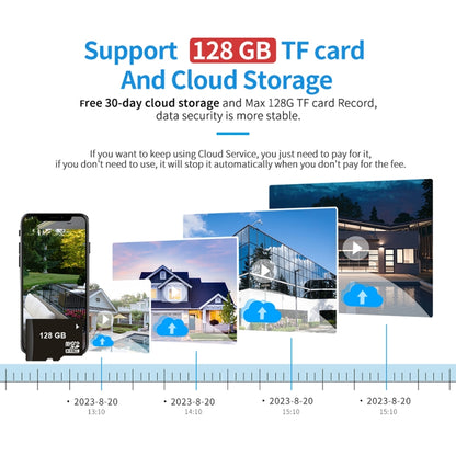 ESCAM TV114 4MP WiFi Camera Support Two-Way Voice & Night Vision & Motion Detection, Specification:UK Plug by ESCAM