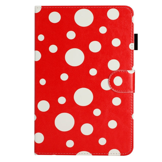 7 inch Dot Pattern Leather Tablet Case(Red White Dot) by bashfashion