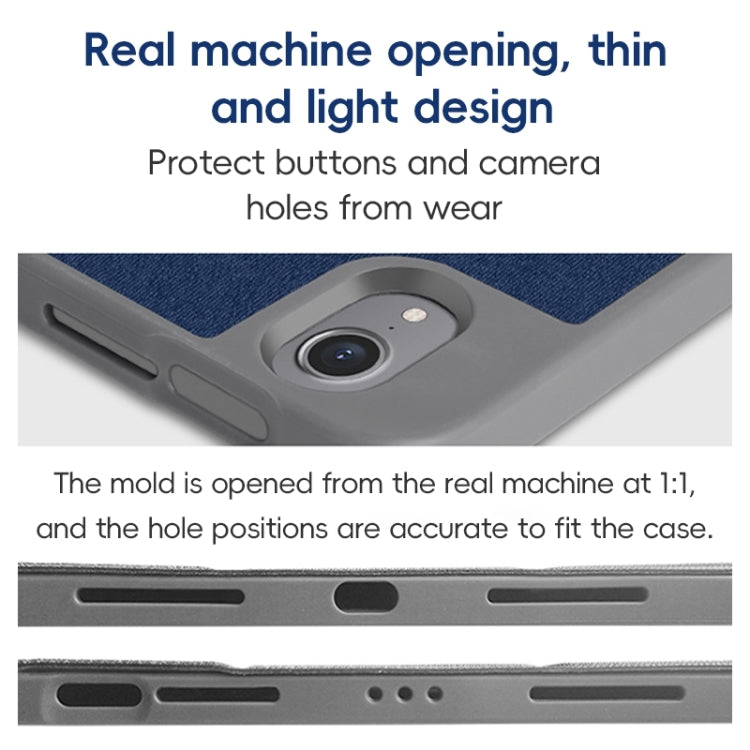 For iPad Pro 11 2022 / 2021 / 2020 ZGA Tri-Fold Voltage Smart Leather Tablet Case(Red) by ZGA