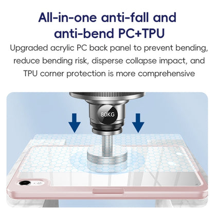 For iPad Air 10.9 2022 / 2020 ZGA Tri-Fold 360 Rotation Smart Leather Tablet Case(Blue) by ZGA