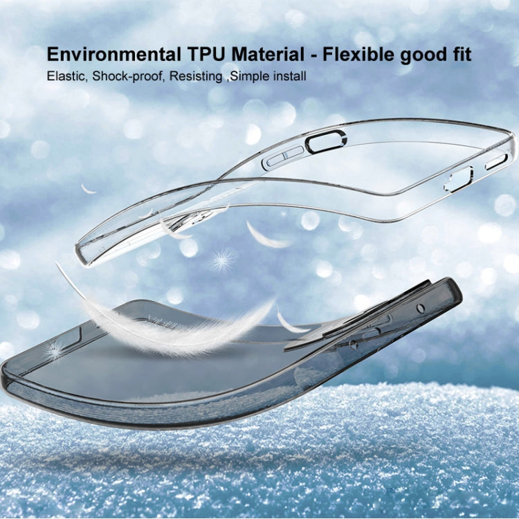 For Google Pixel 9 IMAK UX-5 Series Transparent Shockproof TPU Protective Phone Case(Transparent Black) by imak