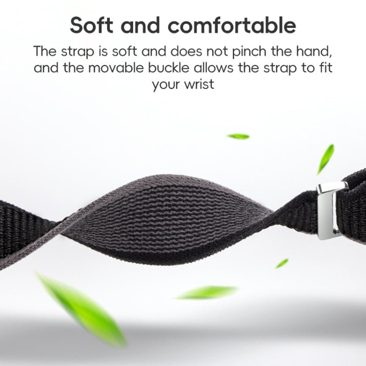 For Apple Watch Ultra 2 49mm Dual-Section Loop Nylon Watch Band(Black Unity) by bashfashion