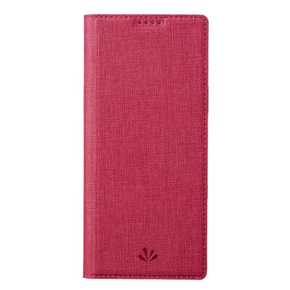 For Sharp Aquos Wish4 ViLi DMX Series TPU + PU Leather Magnetic Phone Case(Rose Red) by ViLi