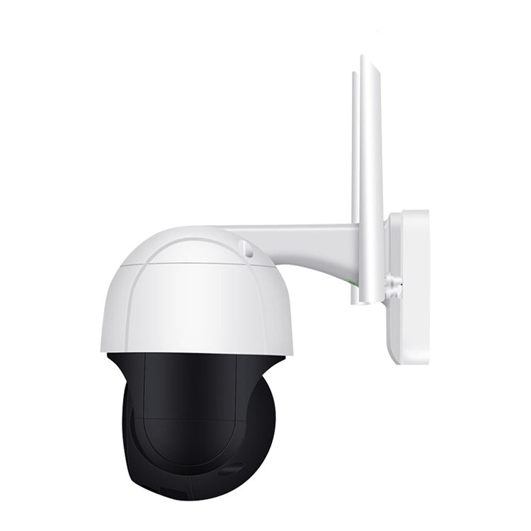 ESCAM QF518 5MP Smart WiFi IP Camera, Support AI Humanoid Detection / Auto Tracking / Dual Light Night Vision / Cloud Storage / Two Way Audio / TF Card, Plug:EU Plug(White) by ESCAM
