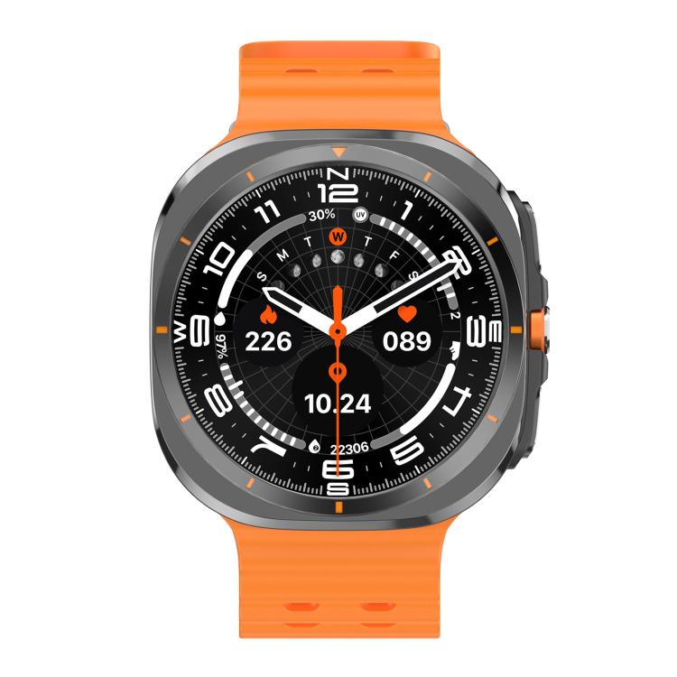 X7 1.51 inch IPS Screen Bluetooth Smart Watch Supports Healthy Monitoring(Orange) by bashfashion