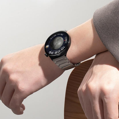 Kalebol 22mm Universal Titanium Scratch Resistant Strap(Titanium Silver) by Kalebol