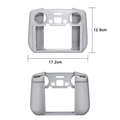 For DJI RC 2 BRDRC Remote Control Shockproof Anti-scratch Silicone Case(Grey) by BRDRC