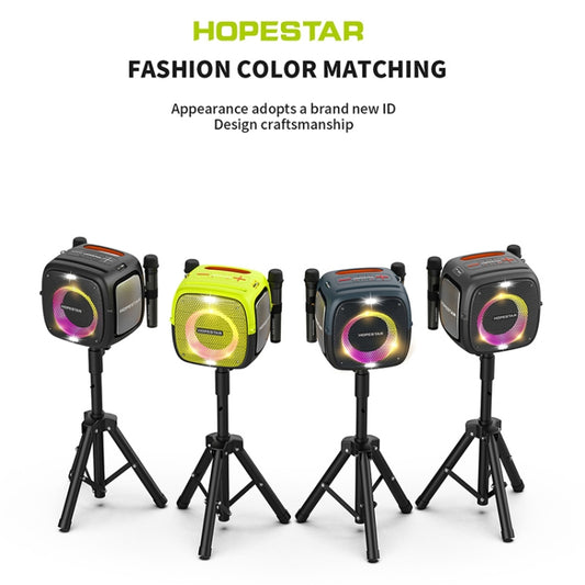 HOPESTAR Party One RGB Lighting Wireless Bluetooth Speaker (Grey) by HOPESTAR