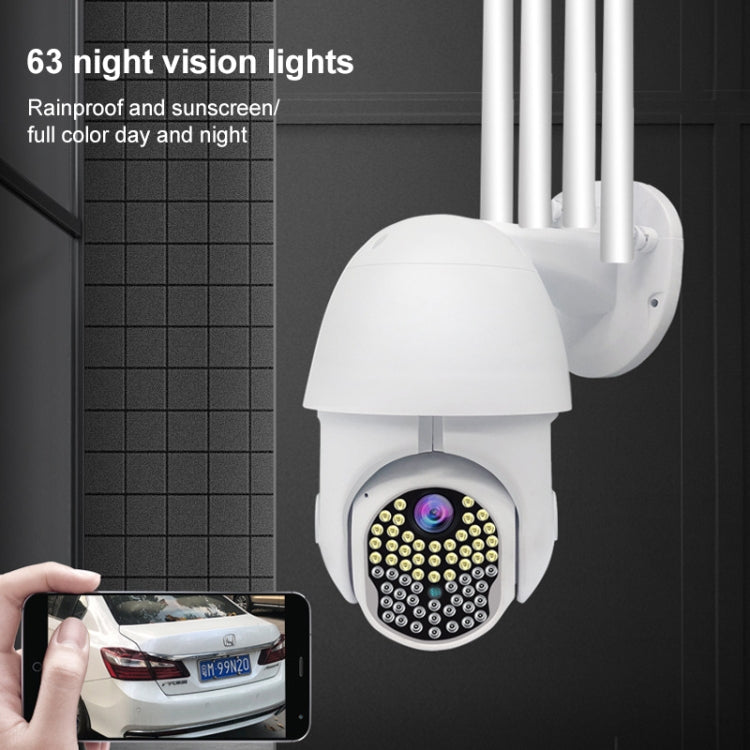 AL-63 2.0 Million Pixels 1080P HD WiFi IP Camera, Support Night Vision & Motion Detection & Two-way Intercom & TF Card, AU Plug by bashfashion