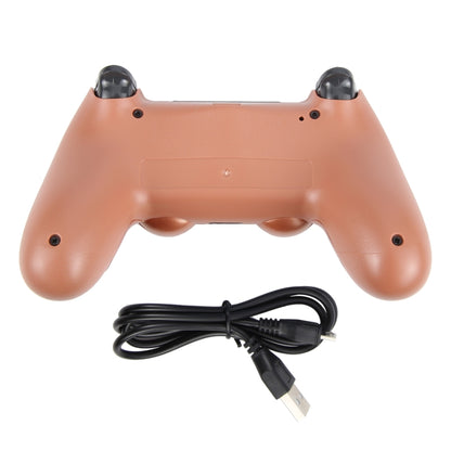Wireless Bluetooth Snowflake Button Game Controller for Sony PS4 (Bronze) by bashfashion