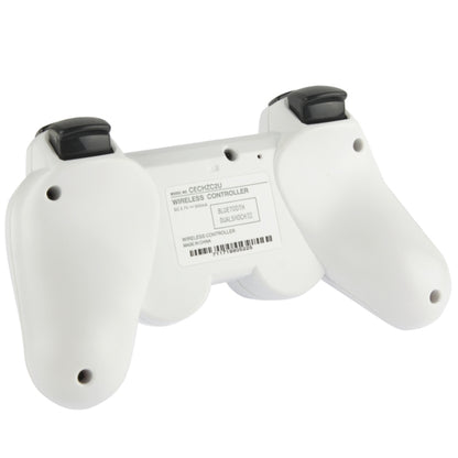 Double Shock III Wireless Controller, Manette Sans Fil Double Shock III for Sony PS3, Has Vibration Action(with logo)(White) by bashfashion