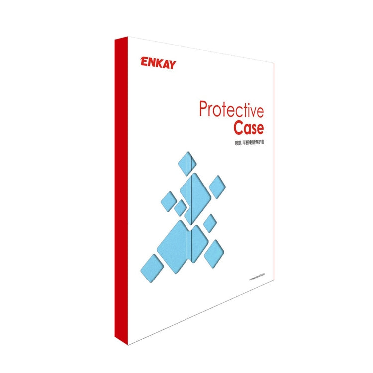 For iPad Pro 11 2025 / 2024 ENKAY Tri-fold Custer Texture Platic Leather Smart Tablet Case(Black) by ENKAY