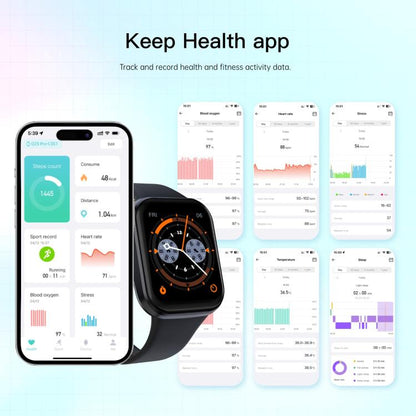 Q23 Pro 1.83 inch Color Screen IP68 Waterproof Bluetooth Call Smart Watch, Support Health Monitoring(Blue) by bashfashion